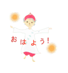 切り絵で作ったスタンプ（個別スタンプ：4）