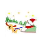 柴犬とトイプードルのクリスマスとお正月（個別スタンプ：18）