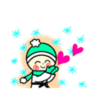 柔道・空手マルちゃん冬(新年の挨拶入り)（個別スタンプ：31）