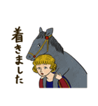 中世の絵にいる人（個別スタンプ：7）