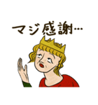 中世の絵にいる人（個別スタンプ：10）
