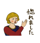 中世の絵にいる人（個別スタンプ：31）