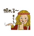 中世の絵にいる人（個別スタンプ：32）