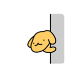 かわいい黄色の犬（個別スタンプ：20）