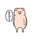 ブタ(辛口)（個別スタンプ：1）