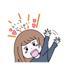 ときどきワンコな彼女（個別スタンプ：14）