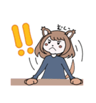 ときどきワンコな彼女（個別スタンプ：17）