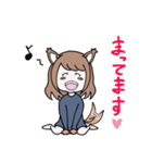 ときどきワンコな彼女（個別スタンプ：34）