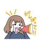 ときどきワンコな彼女（個別スタンプ：35）