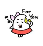 ミスゆでたまご（個別スタンプ：32）