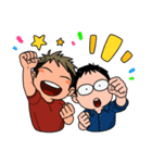 イチとハチのスタンプ（個別スタンプ：4）