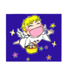 げんきな天使 ハレル(クリスマス＆お正月)（個別スタンプ：4）