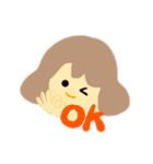 MY LIFE 女の子と仲間たちの日常（個別スタンプ：3）