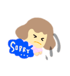 MY LIFE 女の子と仲間たちの日常（個別スタンプ：4）