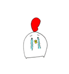 かっぱとにわとり（個別スタンプ：1）