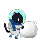 宇宙猫-冬Ver-（個別スタンプ：8）