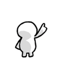 シンプルで白くて丸い人 続編（個別スタンプ：6）