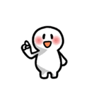 シンプルで白くて丸い人 続編（個別スタンプ：9）