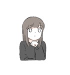 適当な女の子のスタンプ（個別スタンプ：3）