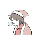 適当な女の子のスタンプ（個別スタンプ：19）