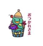 日常に使いやすい！大人かわいい緑のボーイ（個別スタンプ：3）