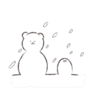 冬眠しないクマとアザラシ（個別スタンプ：6）