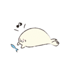 冬眠しないクマとアザラシ（個別スタンプ：16）