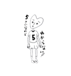 あたまハートちゃん（個別スタンプ：9）