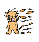 気の抜けたライオン（個別スタンプ：11）