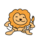 気の抜けたライオン（個別スタンプ：17）
