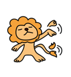 気の抜けたライオン（個別スタンプ：26）