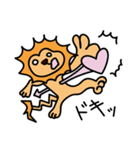 気の抜けたライオン（個別スタンプ：27）