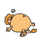気の抜けたライオン（個別スタンプ：37）