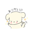 めがあかないわんこ（個別スタンプ：6）