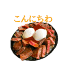 飯テロ～言葉を添えて～（個別スタンプ：1）