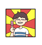 男子高校生らしい人スタンプ（個別スタンプ：24）