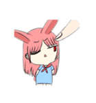 ケモ耳フレンド(ミニ)（個別スタンプ：1）