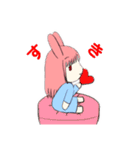 ケモ耳フレンド(ミニ)（個別スタンプ：6）