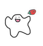 いちごを持った何か（個別スタンプ：9）