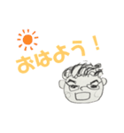 フローラルやぎ（個別スタンプ：1）