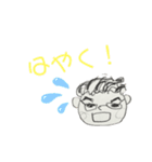 フローラルやぎ（個別スタンプ：9）