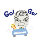 フローラルやぎ（個別スタンプ：22）