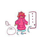 幽霊少女とオバケ（個別スタンプ：1）