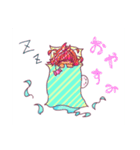 幽霊少女とオバケ（個別スタンプ：3）