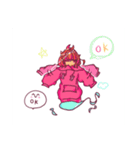 幽霊少女とオバケ（個別スタンプ：5）