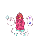 幽霊少女とオバケ（個別スタンプ：7）