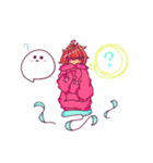 幽霊少女とオバケ（個別スタンプ：8）