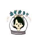 だって人間だもん（個別スタンプ：4）