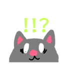 ハーフネコ（個別スタンプ：8）