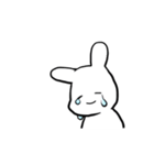 表情豊かなうさぎっち（個別スタンプ：5）